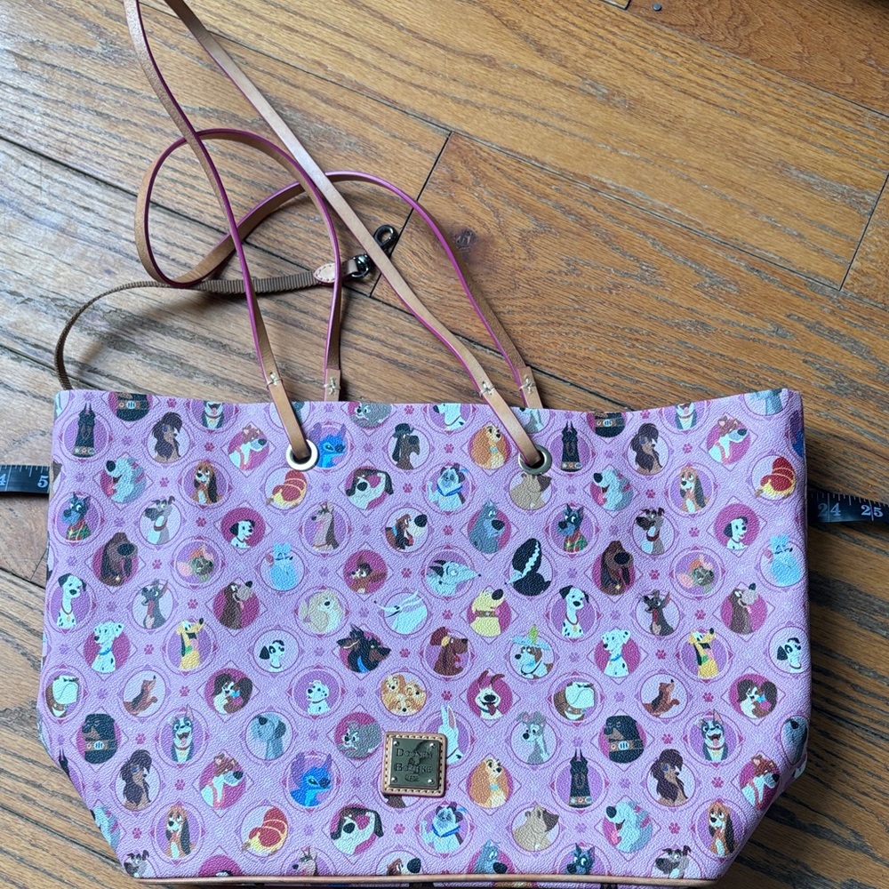 Dooney & Bourke Pink Dog Tote - Picture 8 of 9
